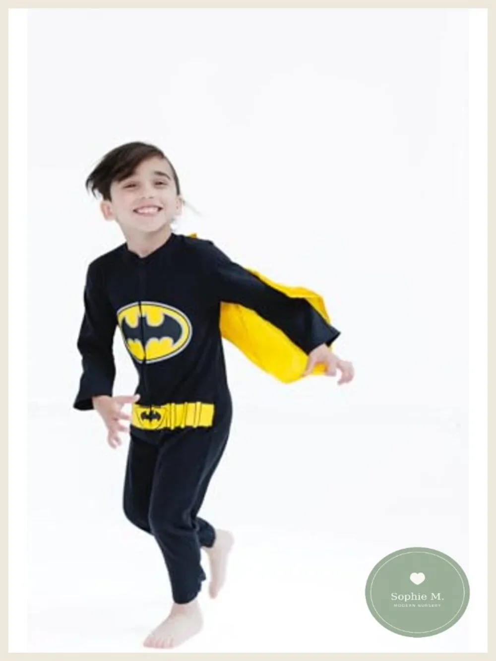 Justice League Cosplay One Piece Coverall with Detachable Cape Baby Boys Costume